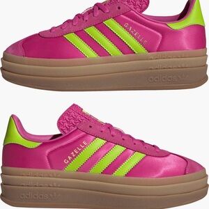 Adidas Gazelle Women's Sneakers in Pink and Yellow